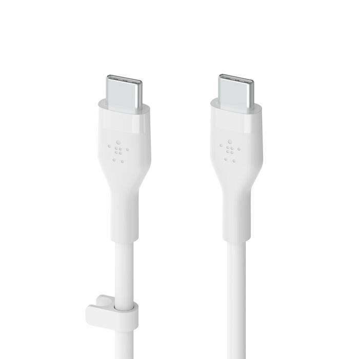 Кабель Belkin Silicone USB-C - USB-C 2m White (CAB009BT2MWH)