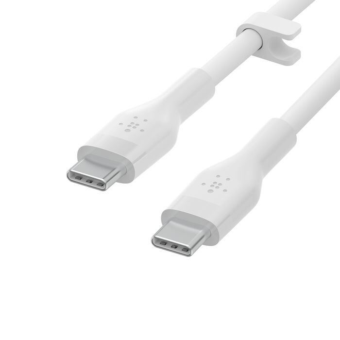 Кабель Belkin Silicone USB-C - USB-C 2m White (CAB009BT2MWH)