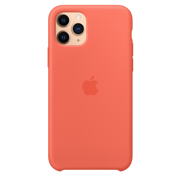Чехол Apple Original Smart Silicone Case для iPhone 11 Pro Max (Clementine Orange)
