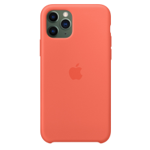 Чехол Apple Original Smart Silicone Case для iPhone 11 Pro Max (Clementine Orange)