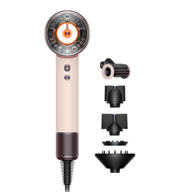 Фен для волосся Dyson Supersonic HD16 Nural Straight+Wavy (Ceramic Pink/Rose Gold)