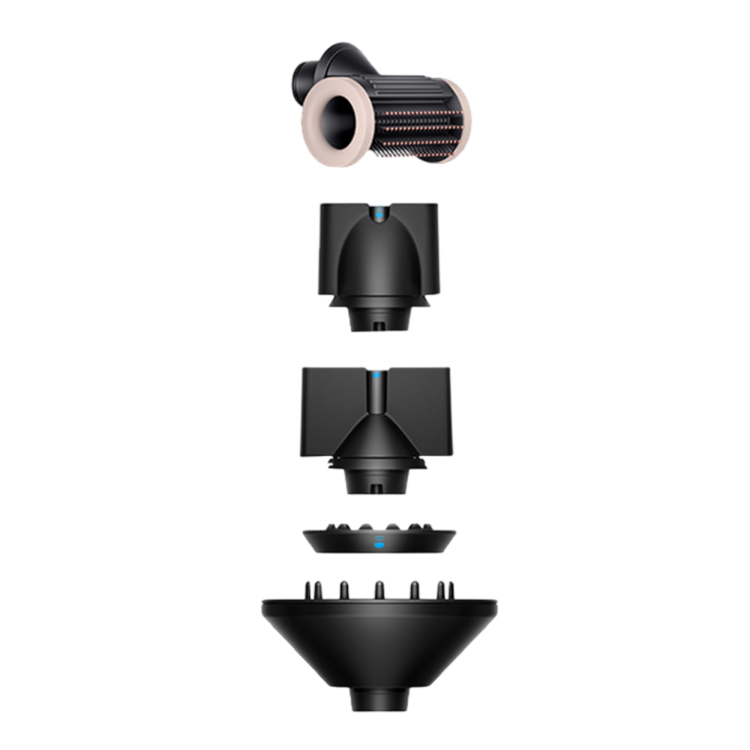 Фен для волосся Dyson Supersonic HD16 Nural Straight+Wavy (Ceramic Pink/Rose Gold)