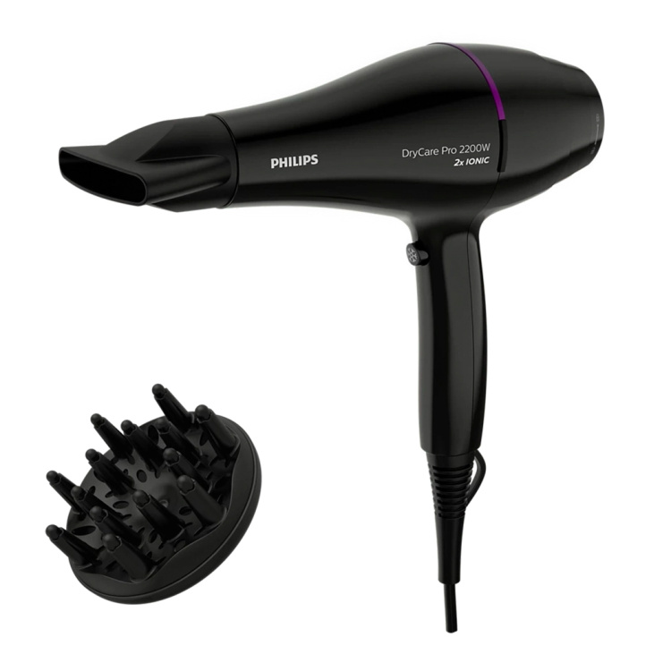 Фен Philips Series DryCare (Black/Purple) (BHD274/00)