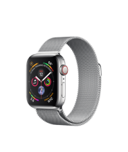 Apple Watch Series 4 GPS + Cellular 40mm Stainless Steel Case with Milanese Loop (MTUM2)