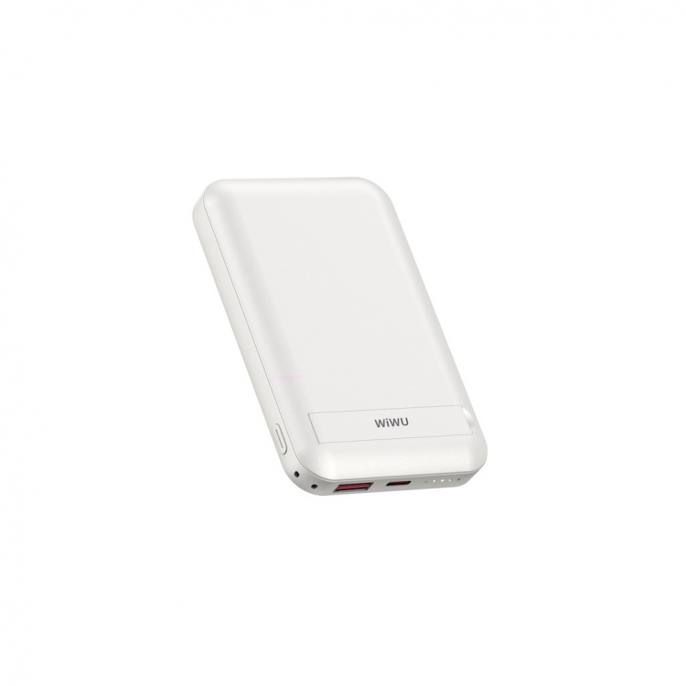 Battery Pack WIWU Snap Cube Magnetic Wireless Charging 10000mAh (White)