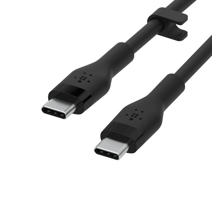 Кабель Belkin Silicone USB-C - USB-C 3m Black (CAB009BT3MBK)