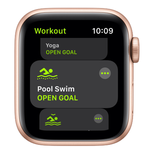 Apple Watch SE  44mm Gold Aluminum Case with Pink Sand Sport Band (MYDR2)