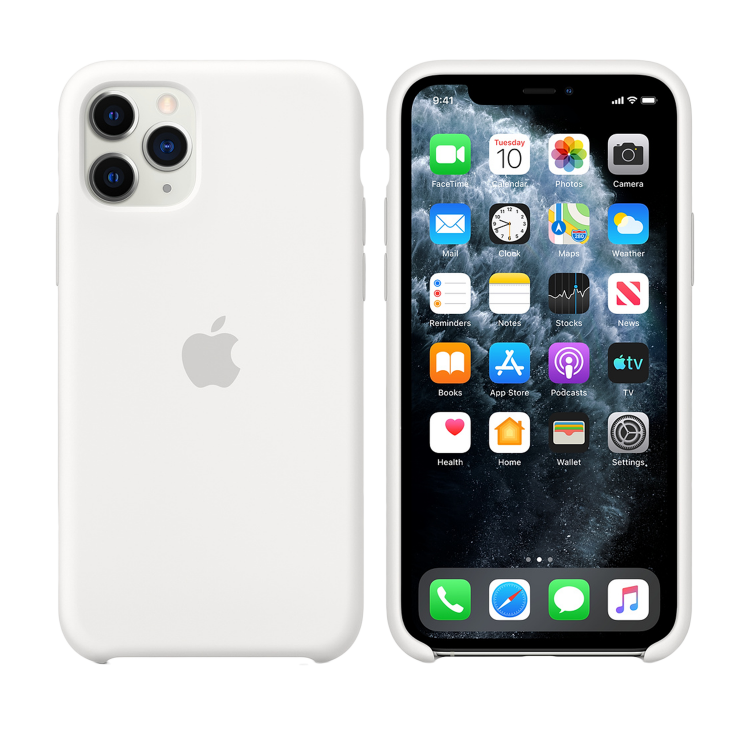 Чехол Apple Original Smart Silicone Case для iPhone 11 Pro Max (White)