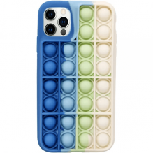 (C100) Чехол Pop It для iPhone 12 Pro Max (Sea Blue)