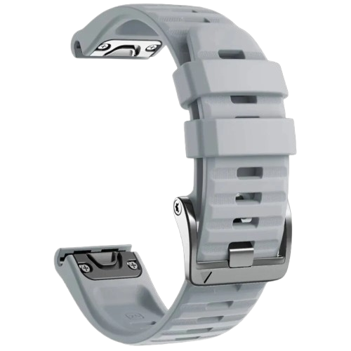 Ремешок Silicone Fit для Garmin Fenix 26mm Grey Ремешок Silicone Fit для Garmin Fenix 26mm Grey