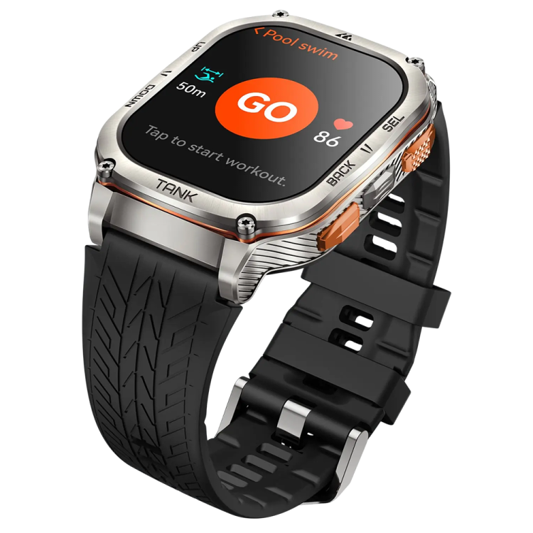Смарт-часы KOSPET TANK M3 ULTRA (SILVER)