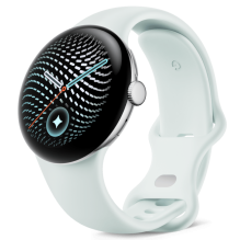 Смарт-часы Google Pixel Watch 5 45mm Wi-Fi Polished Silver Aluminum Case / Fog Active Band