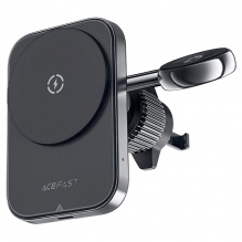 Автотримач з бездротовою зарядкою Acefast 2in1 Phone+Watch D18 Series (Black)