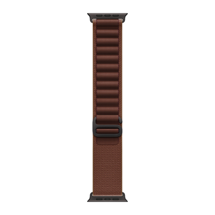 Apple Watch Ultra 4 GPS + LTE 49mm Black Titanium Case with Burgundy Alpine Loop - M