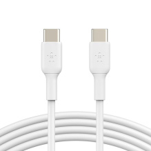 Кабель Belkin USB-C - USB-C PVC 1m White (CAB003BT1MWH)
