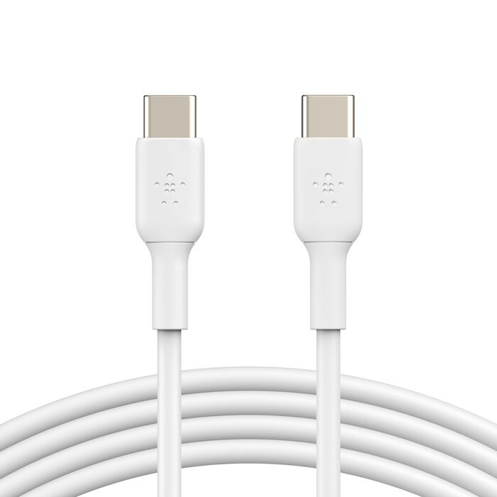 Кабель Belkin USB-C - USB-C PVC 1m White (CAB003BT1MWH)