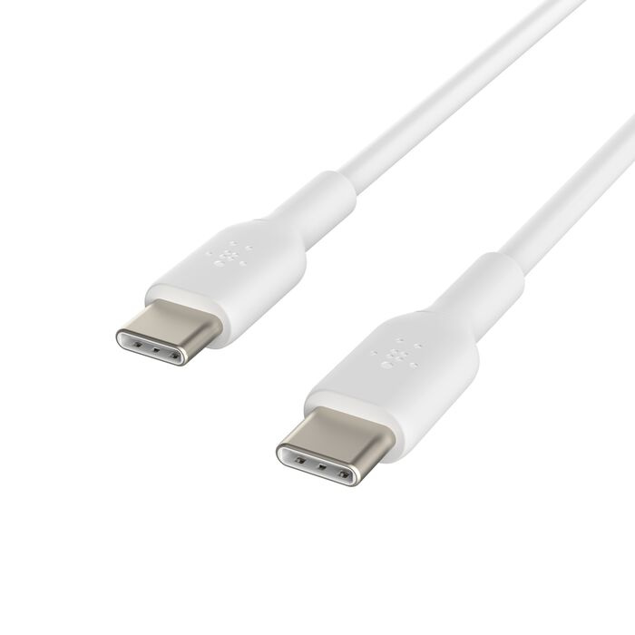 Кабель Belkin USB-C - USB-C PVC 1m White (CAB003BT1MWH)