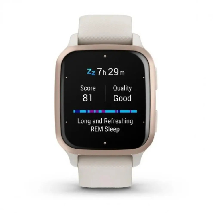 Garmin Venu Sq 2 Music Edition Peach Gold Aluminum Bezel with Ivory Case and Silicone Band (010-02700-01/11) Garmin Venu Sq 2 Music Edition Peach Gold Aluminum Bezel with Ivory Case and Silicone Band (010-02700-01/11)