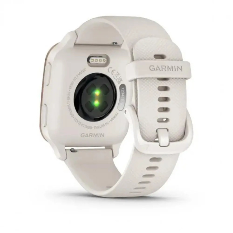 Garmin Venu Sq 2 Music Edition Peach Gold Aluminum Bezel with Ivory Case and Silicone Band (010-02700-01/11) Garmin Venu Sq 2 Music Edition Peach Gold Aluminum Bezel with Ivory Case and Silicone Band (010-02700-01/11)