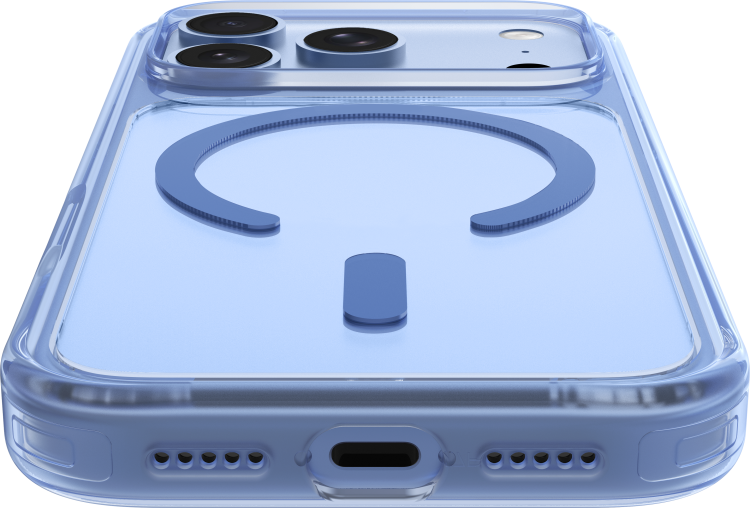 Чехол LAUT Crystal Fluro MagSafe для iPhone 18 Pro (Blue Crystal) (L_IP26B_CF_BL)