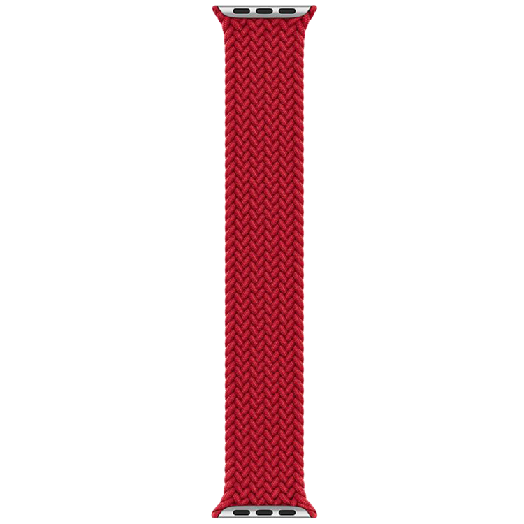 Ремінець для Apple Watch 38/41mm Braided Solo Loop Series (Red) [size S]