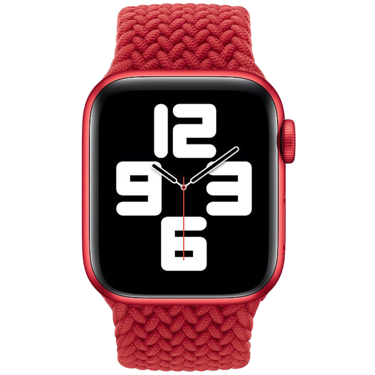Ремінець для Apple Watch 38/41mm Braided Solo Loop Series (Red) [size S]