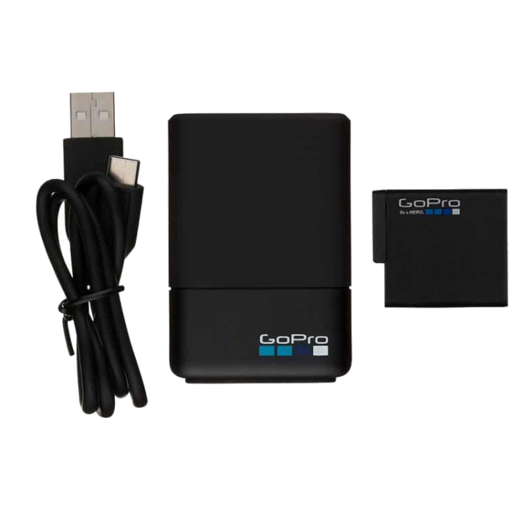 Зарядное устройство для GoPro Dual Battery Charger + батарея для GoPro Hero 7, Hero 6 и Hero 5 (AADBD-001-RU)