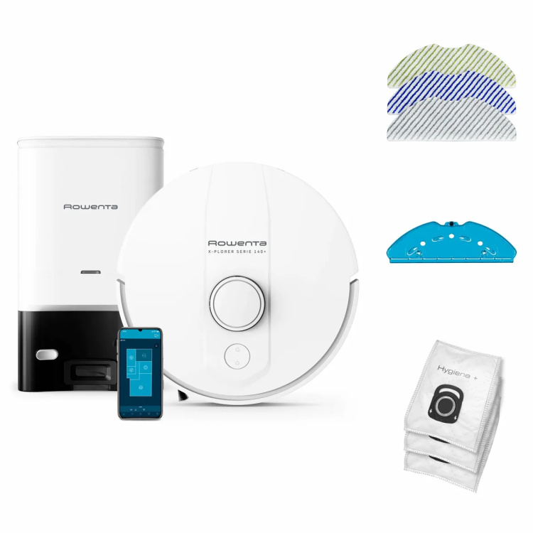 Робот-пылесос Rowenta X-Plorer Serie 140+ Total Care RR9197WH (UA) Робот-пылесос Rowenta X-Plorer Serie 140+ Total Care RR9197WH (UA)