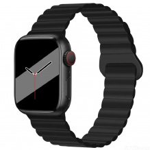 Ремінець XO для Apple Watch 38-41mm Silicone Magnetic Series (Black)