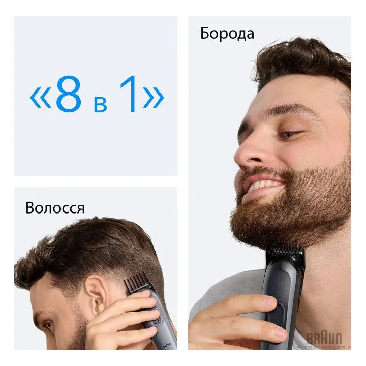 Тример BRAUN Series 3 (AIO 3540) (Gray)