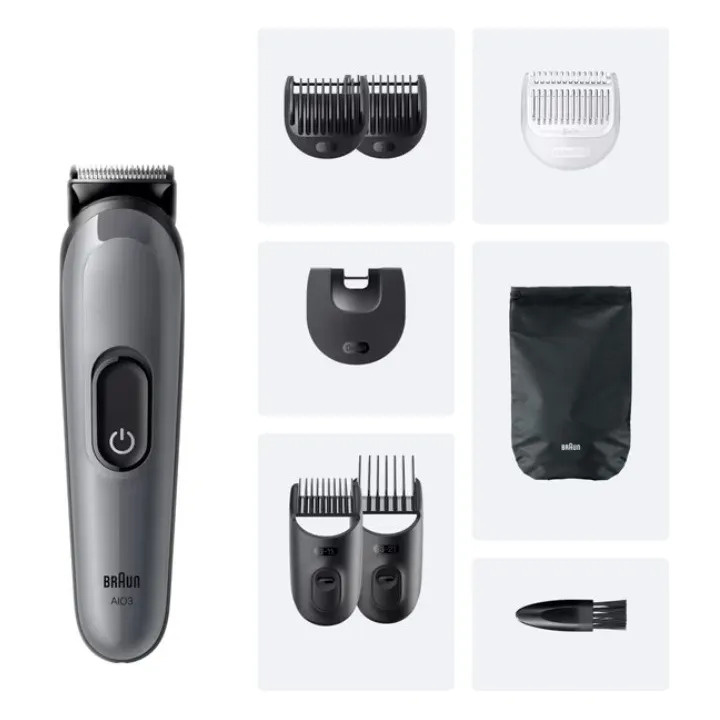 Тример BRAUN Series 3 (AIO 3540) (Gray)