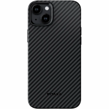 Чехол Pitaka для iPhone 15 Plus MagEZ 4 Twill 1500D (Black-Grey)