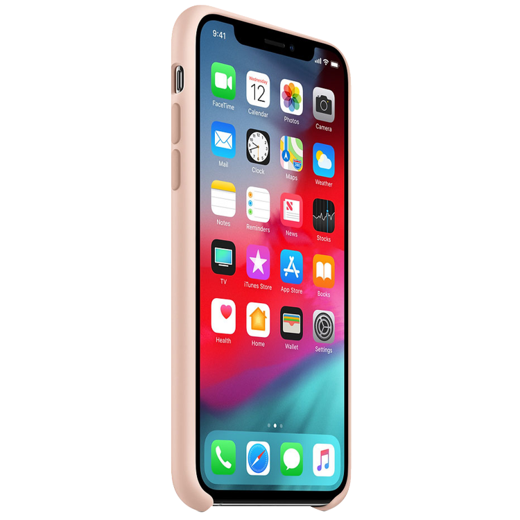 Чехол Smart Silicone Case для iPhone Xs Original (FoxConn) (Pink Sand)