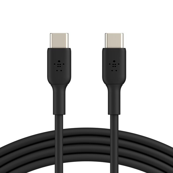 Кабель Belkin USB-C - USB-C PVC 1m Black (CAB003BT1MBK)