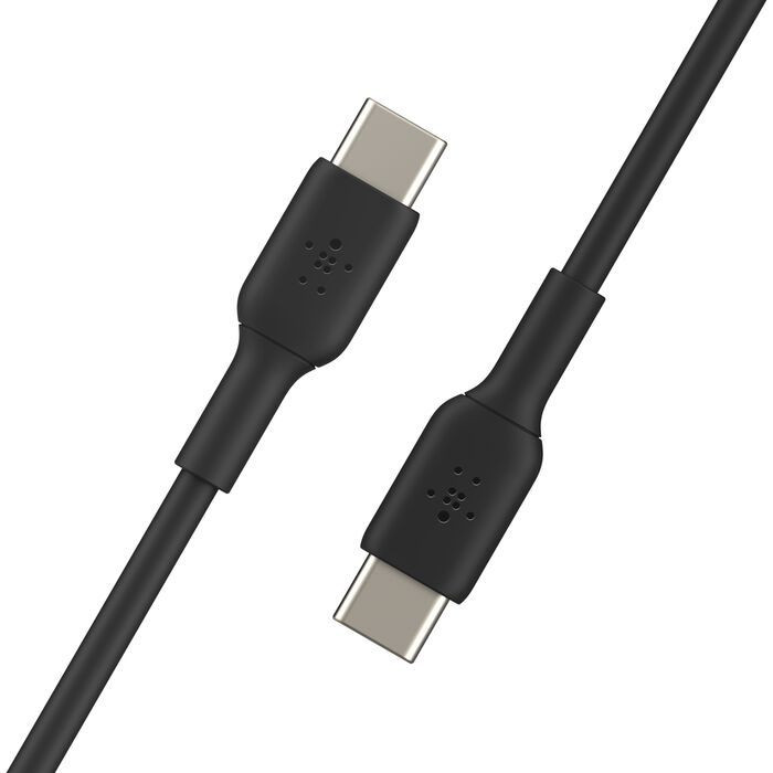 Кабель Belkin USB-C - USB-C PVC 1m Black (CAB003BT1MBK)
