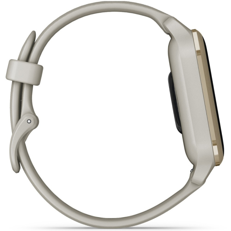 Garmin Venu Sq 2 Music Edition Cream Gold Aluminum Bezel with French Gray Case and Silicone Band (010-02700-02/12)