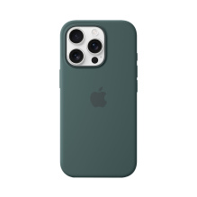 Чохол Apple Silicone Case with Magsafe для iPhone 16 Pro Max Lake Green (MA7V4)