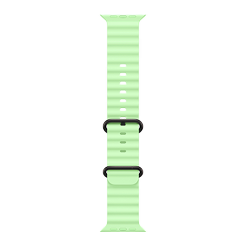 Apple Watch Ultra 3 GPS + Cellular, 49mm Black Titanium Case with Neon Green Ocean Band
