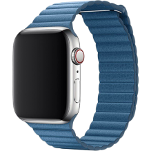 Ремінець Devia для Apple Watch 38/41mm Elegant Leather Loop Series (Cape Cod Blue)