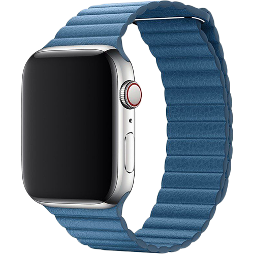 Ремінець Devia для Apple Watch 38/41mm Elegant Leather Loop Series (Cape Cod Blue)