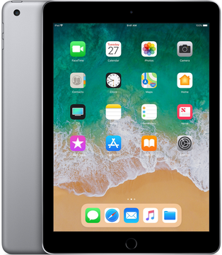 AemJGMbnsN44.png Apple iPad 2018 Wi-Fi 32GB Space Gray (MR7F2)