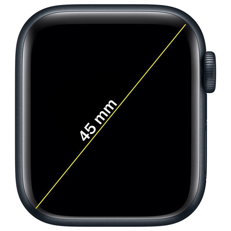 Apple Watch Series 8 45mm Midnight Aluminum Case with Midnight Sport Band (MNP13) бу
