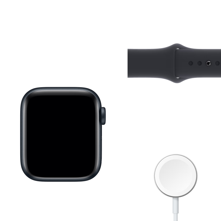 Apple Watch Series 8 45mm Midnight Aluminum Case with Midnight Sport Band (MNP13) бу