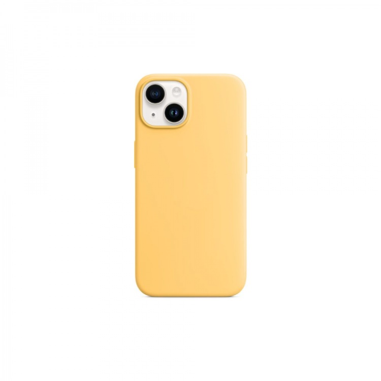 Чехол Monblan для iPhone 14 Magnetic Silicone [MagSafe] Series (Sunglow)