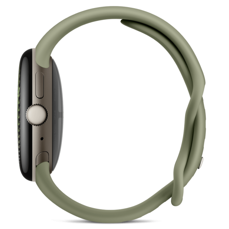 Смарт-часы Google Pixel Watch 5 45mm LTE Satin Pyrite Aluminum Case / Olive Active Band
