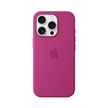 Чохол Apple Silicone Case with Magsafe для iPhone 16 Pro Max Fuchsia (MYYX3)