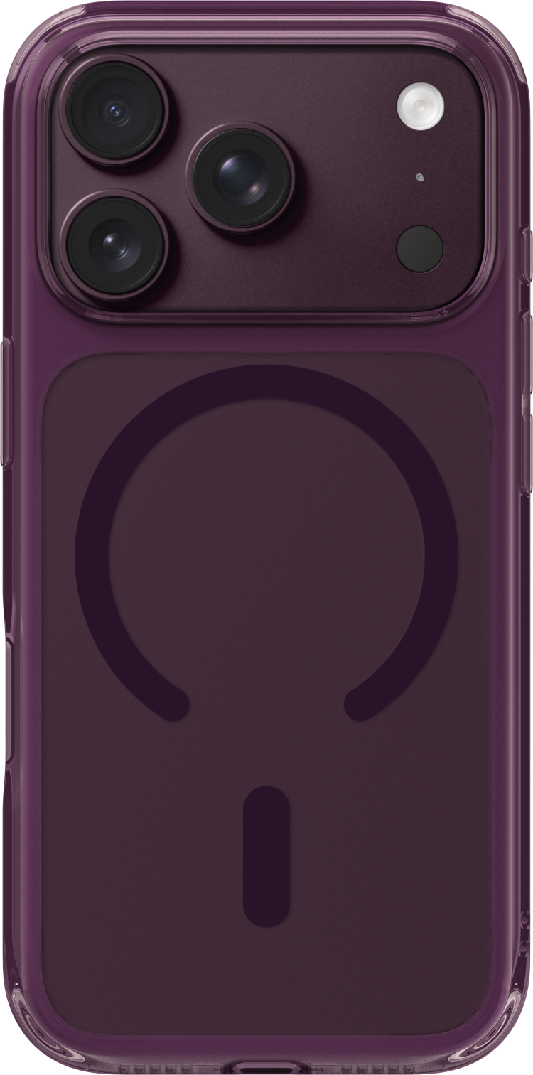 Чехол LAUT Crystal Fluro MagSafe для iPhone 18 Pro (Plum Crystal) (L_IP26B_CF_PU)