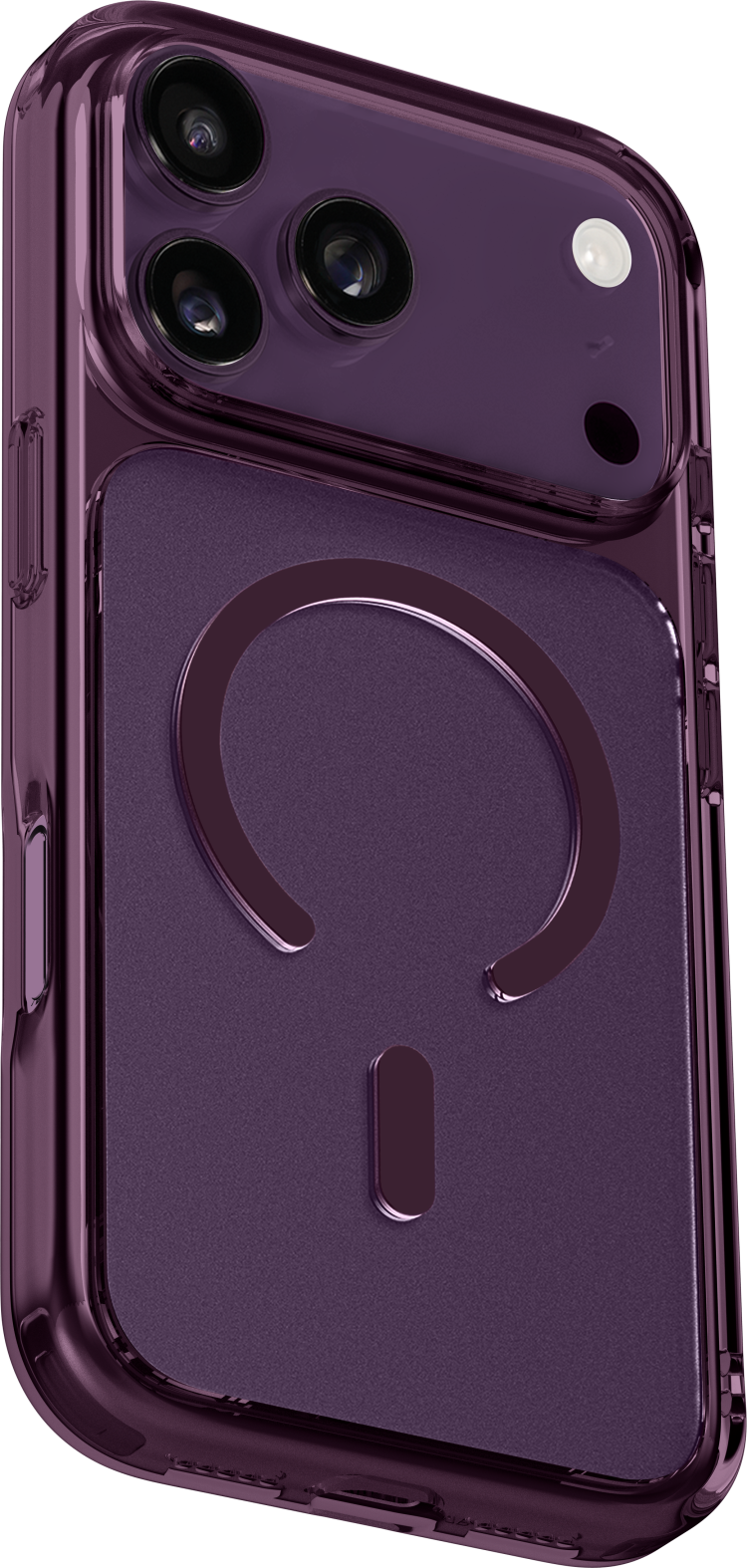 Чехол LAUT Crystal Fluro MagSafe для iPhone 18 Pro (Plum Crystal) (L_IP26B_CF_PU)