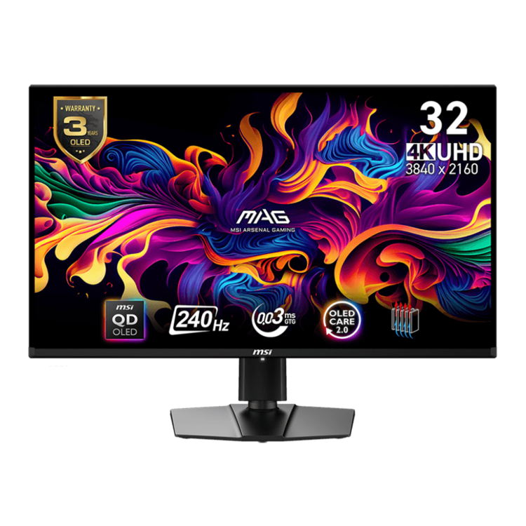 Монітор MSI 31.5" MAG 321UPX QD-OLED 240Hz