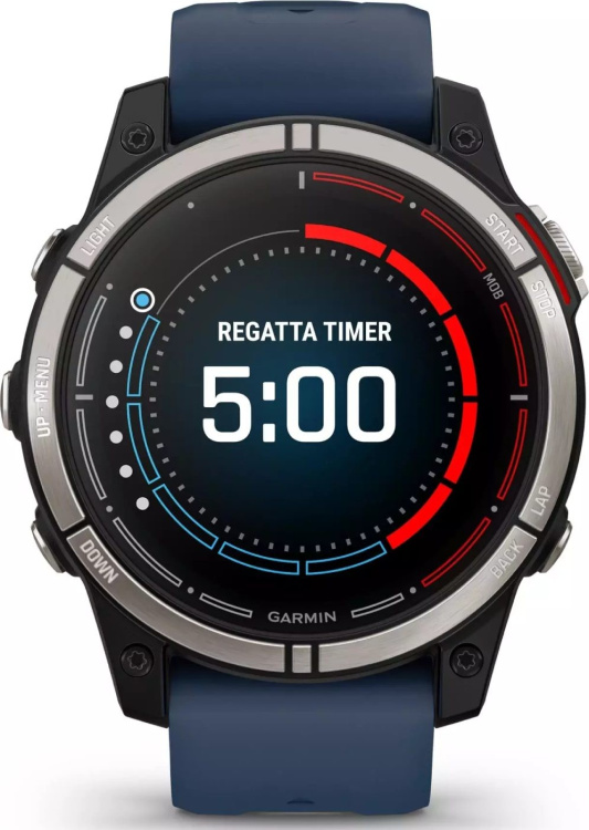 Garmin Quatix 7 Pro AMOLED Edition Marine GPS Smartwatch with Captain Blue Band (010-02803-80/81/93)